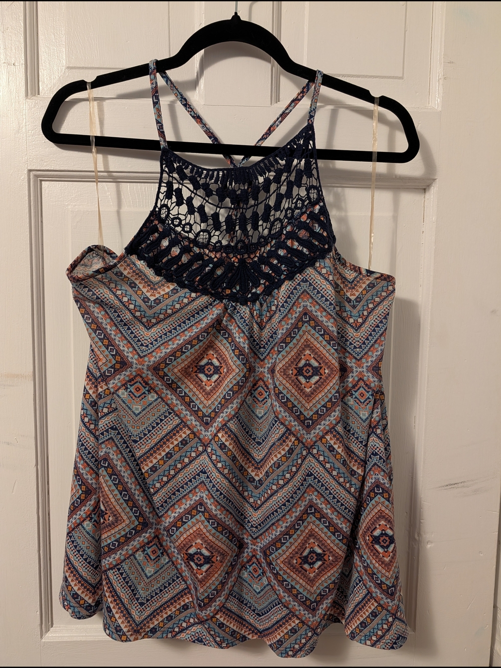 Boho Crochet Halter Tank Top